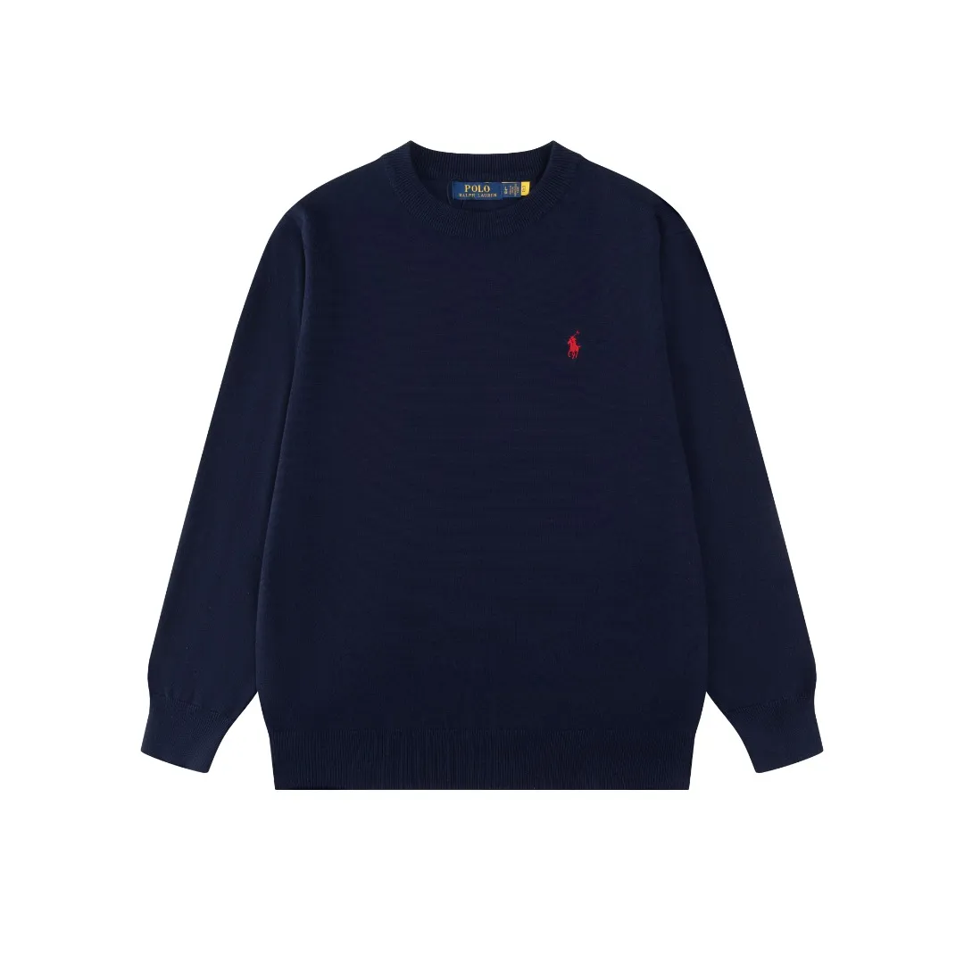 P206 #R80 Ralph Lauren Knitted Pony Embroidered Round Neck Pullover Sweater Official Website Synchronized Same Style for Men and Women Sizes: S-XL Color: White Blue Khaki Army Green Dark Gray Gray Navy Red Label Navy Blue White Label Black White Label Black Red Label Classic Cotton Yarn 100% White Cotton High Quality Goods Classic styles have always been popular! The workmanship details are very good! The simple round neck pullover sweater is always the standard, with classic brand embroidery on the chest! All major stars have the same style! Best for couples. High quality goods! Xinjiang cotton micro-elastic and smooth fabric has excellent quality. Pure cotton is soft and skin-friendly. Size: S M L